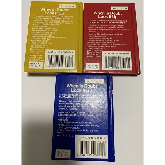 Vintage The Word Book II The Right Word II The Written Word II Houghton Mifflin - Picture 6 of 15